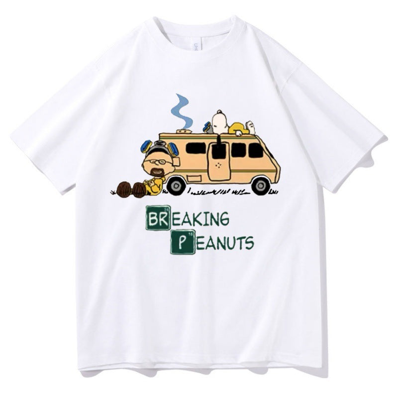 Heisenberg T Shirt Breaking Bad Printed Baby Boy and Girl Summer Casual round Neck Short Sleeves T-shirt