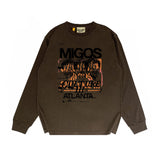 Gallery Dept Long Sleeved Shirt Fashion Brand Long Sleeve Long-Sleeved T-shirt Blouse