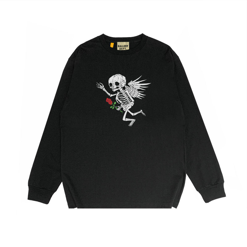 Gallery Dept Long Sleeved Shirt European and American Fashion Brand Long Sleeve Long-Sleeved T-shirt Blouse