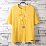Basketball Sports T Shirt Curry Printed Loose Large Size Short Sleeve T-Shirt For Men