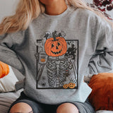 Print Casual Sweatshirts Crew Neck