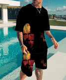 Heisenberg T Shirt T-Shirt Short Sleeve Suit 3d Deadly Poison Artist Printed Casual Sports