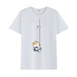 Basketball Sports T Shirt Summer Casual Short Sleeve T-Shirt Men'S Trendy Student Loose