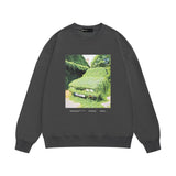 Purple Brand Sweatshirt Loose Crew Neck Sweater