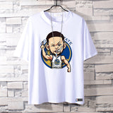 Basketball Sports T Shirt Summer Warrior Curry 3 Basketball Sports Breathable Short Sleeve T-Shirt Male Student