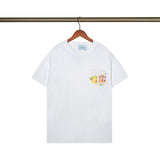 Casablanca T Shirts Crew Neck Loose Cotton Tee