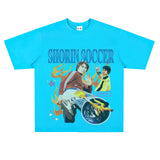 Film Star T Shirt Stephen Chow Short Sleeve American Retro T-shirt Men and Women