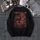 Sakura Printing Spring Casual Hoodies
