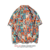 Men Shirts Summer Short Sleeve Shirt Men's Loose Casual