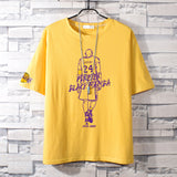 Basketball Sports T Shirt Nba Basketball Clothes James Kobe Cotton Short-Sleeved T-Shirt Men'S Loose