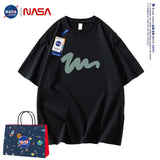 Nasa T Shirt Short-Sleeved T-Shirt Men'S Summer Loose