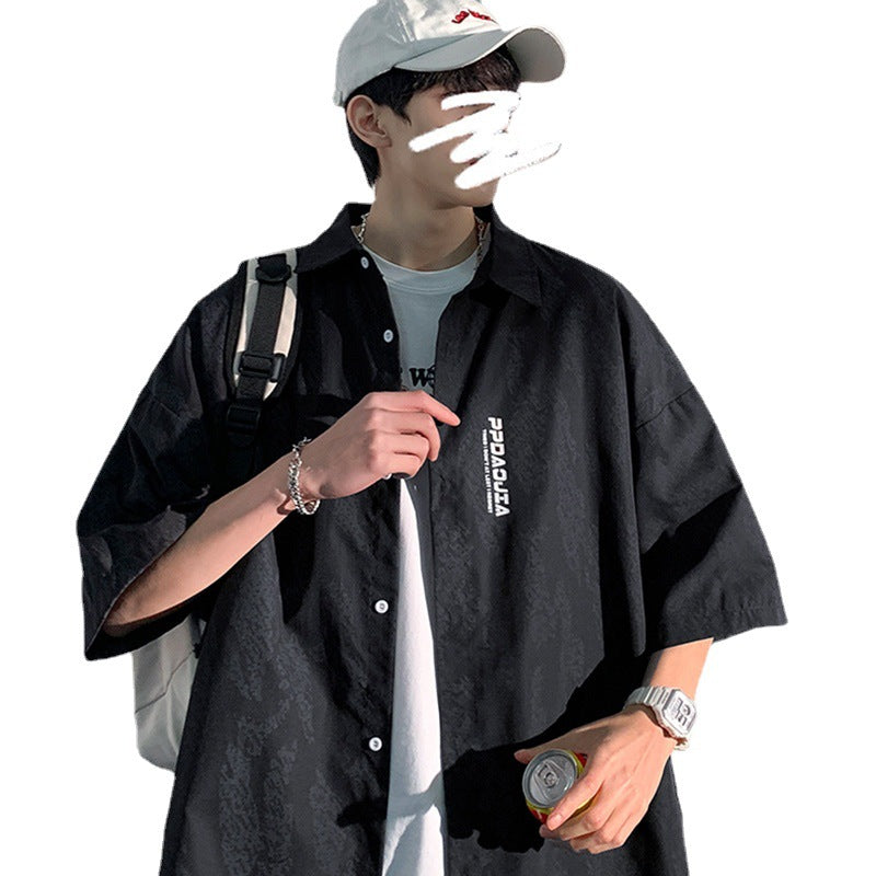 Nasa T Shirt Short-Sleeved Shirt Men'S Summer Casual Top Coat