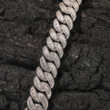 Chains Hip Hop Necklace ins Diamond Set Cuban Chain Jewelry Spectrum St. Valentine's