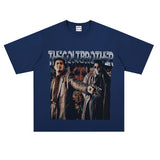 Film Star T Shirt Trendy Cotton Short Sleeve Loose round Neck Retro T-shirt