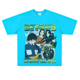Film Star T Shirt Rock beyond Band Printed Loose Retro Cotton T-shirt for Men and Women