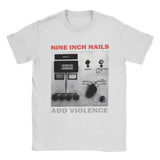 Nine Inch Nails NIN Men's T Shirts Crazy Tees Short Sleeve