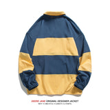 Men Pullover Hoodie Spring Long-Sleeved Polo Shirt Men's Loose All-Match Leading T-shirt