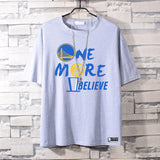 Basketball Sports T Shirt Curry Champion Pure Cotton Loose Short Sleeve T-Shirt Male Student Handsome Casual