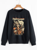 Colorful Halloween the is to stay Sweatshirt Hor