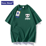 Nasa T Shirt Loose Cotton Short Sleeve T-Shirt Trendy Half Sleeve