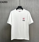 GCD T-Shirt GCDS Star Embroidery Label Short Sleeve T-Shirt Crew Neck