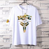 Basketball Sports T Shirt Nba Basketball Clothes Commemorative Kobe No. 24 Cotton Short-Sleeved T-Shirt Men'S Loose