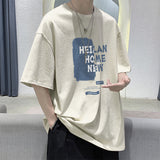 Nasa T Shirt Short Sleeve T-Shirt Men'S Summer Men'S Loose Half Sleeve
