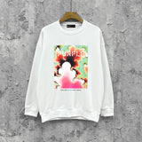 Purple Brand Sweatshirt Loose Crew Neck Sweater