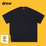 Drew T Shirts Short Sleeve round Neck T-shirt Men and Women Casual Loose