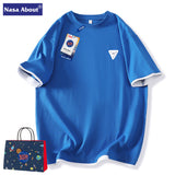 Nasa T Shirt Short Sleeve T-Shirt Summer American Couple Wear Half Sleeve