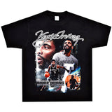 Basket Ball Star T Shirt Basketball Kyrie Irving Short Sleeve Printed American T-Shirt Retro Pure Cotton