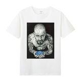 Heisenberg T Shirt Summer round Neck Short Sleeve T-shirt Men's Deadly Poison Master Gusi Heisenberg