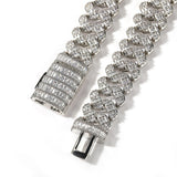 Chains Diamond Set 16mm Cuban Necklace Design Hiphop Royalty Spectrum
