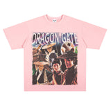 Film Star T Shirt Movie New Dragon Inn Short Sleeve Loose Retro American Street T-shirt Men and Women