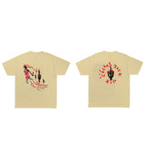 New Arrival Cactus Jack T-Shirt Men Women Hip Hop Setwear