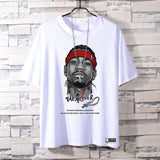 Basketball Sports T Shirt Basketball Sports Trendy Printed Short-Sleeved T-Shirt Men'S Loose