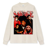 21 Savage T Shirts Loose Distressed T-shirts