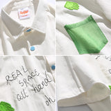 Men Shirts Short Sleeve Shirt Men's Summer Loose Leisure All-Matching Coat