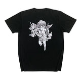 Amiri T Shirt Short Sleeve Angel Letter Print Casual