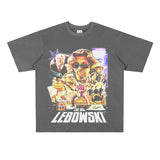 Film Star T Shirt Cotton Loose Nostalgic Short Sleeve American Retro Trendy T-shirt