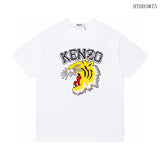 KENZO T Shirt Summer Tiger Head Casual