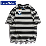 Nasa T Shirt Short Sleeve Men'S Casual All-Match T-Shirt