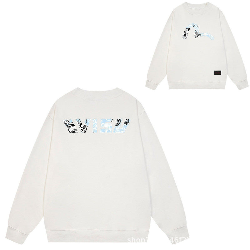 Evisu Sweatshirts Printed Men's Loose Sweater