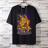 Basketball Sports T Shirt Pure Cotton Loose Short Sleeve T-Shirt Men'S Lakers Kobe Basketball Sports Half Sleeve Clothes