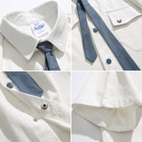 Men's Shirt Short-Sleeved Shirt Men's Loose All-Match Casual