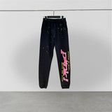 Sp5der Sweatpants Graffiti Trousers Terry Shorts