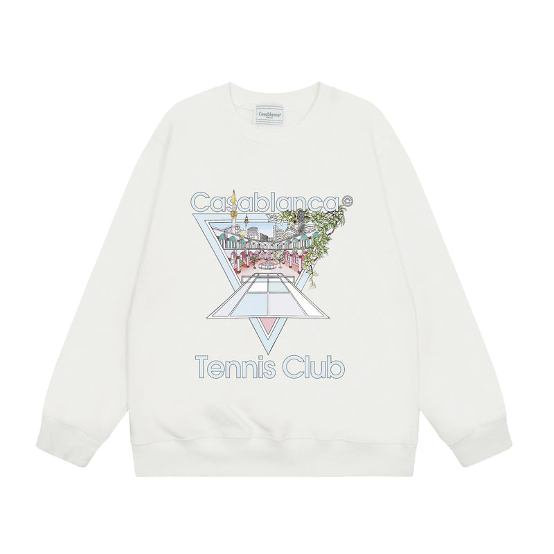 Casablanca Sweatshirts Autumn and Winter Sweater Men