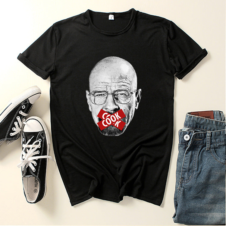 Heisenberg T Shirt Deadly Poison Artist Printed Men's and Women's round Neck Top T-shirt
