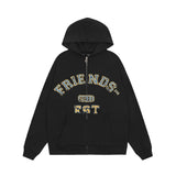 Vlone Hoodie autumn and winter creative big V letter