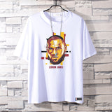Basketball Sports T Shirt Summer Round Neck Cotton Short Sleeve T-Shirt Men'S Basketball Sports Loose